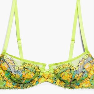 PRICE DROP! NWT/Savage x Fenty Sweetheart Lace Balconette/38 DDD/Wild Bunch Lace